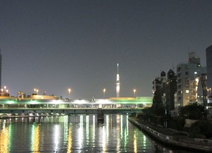 Tokyo Sky Tree at night