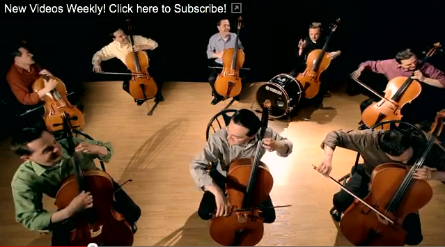 eight cellos